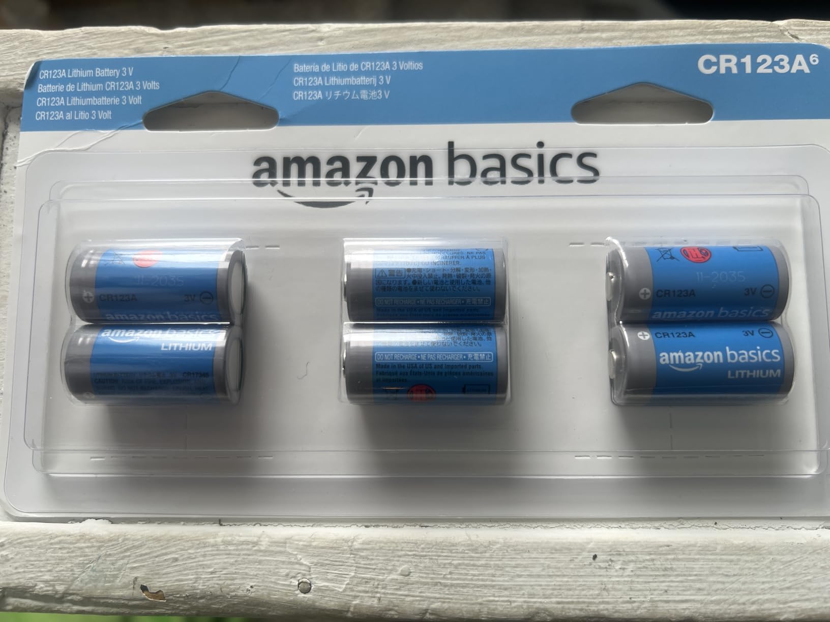 Foto recensione cliente sulla batteria CR123A 2