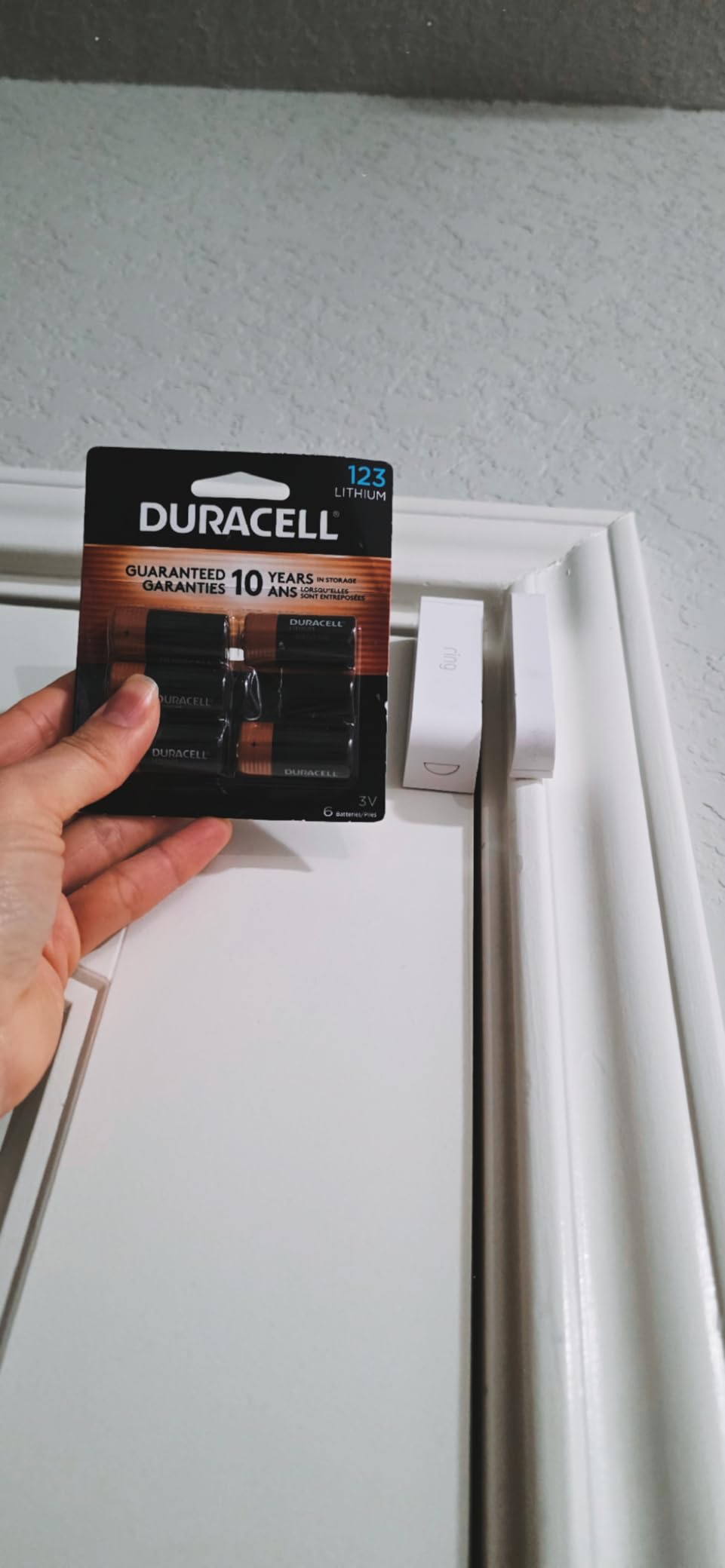 Foto recensione cliente sulla batteria CR123A 3