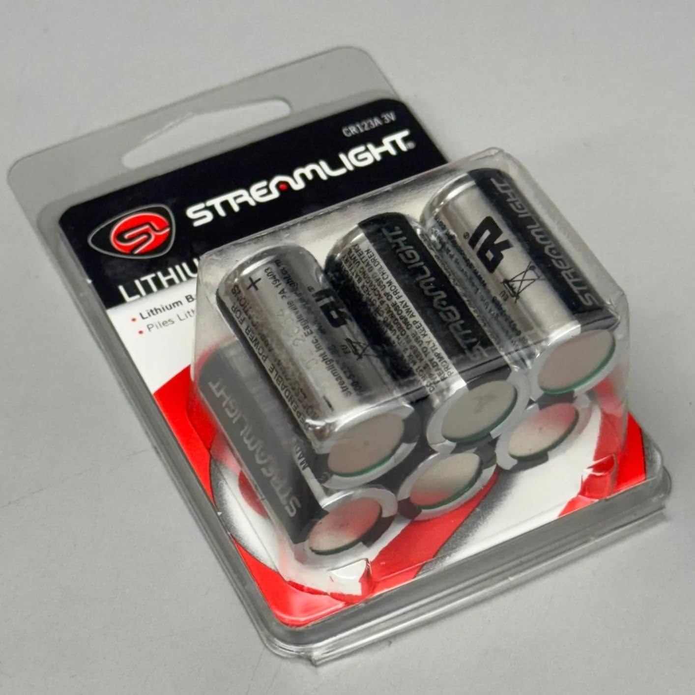 Foto recensione cliente sulla batteria CR123A 6